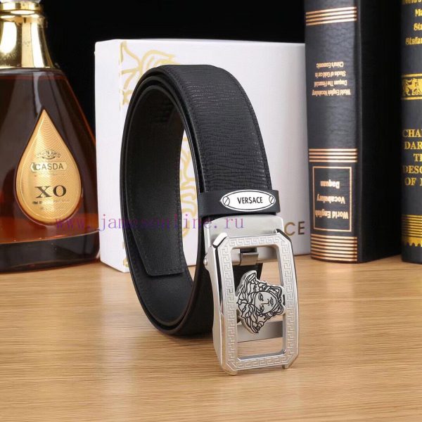 [Gift] Comes with a complete set[Gift] Versace[Gift] 100% Two tone Pure Steel Buckle Materia yn2a4sh6