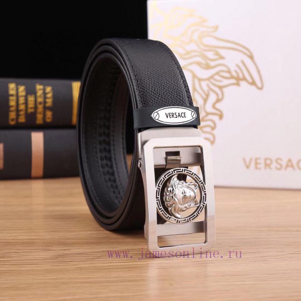 [Gift] Comes with a complete set[Gift] Versace[Gift] 100% Two tone Pure Steel Buckle Materia 436k4k7l