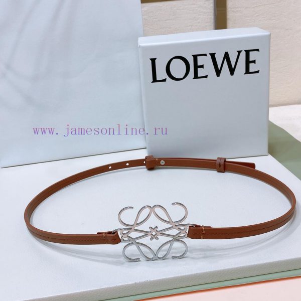 Luo Yiwei LOEWEOfficial synchronization of women's belt, hollow metal belt, smooth cowhide l jv7rgu0k