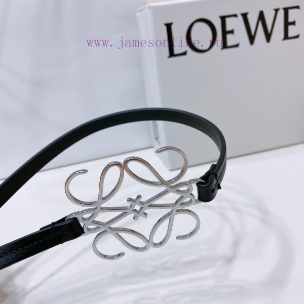 Luo Yiwei LOEWEOfficial synchronization of women's belt, hollow metal belt, smooth cowhide l h3ocpy46 - Image 7