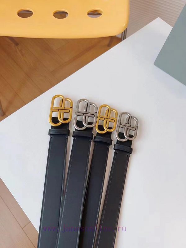 [Balenciaga] 3.8cm BB belt, available in multiple sizes to meet the needs of girls with diff ij9nniwr - Image 8