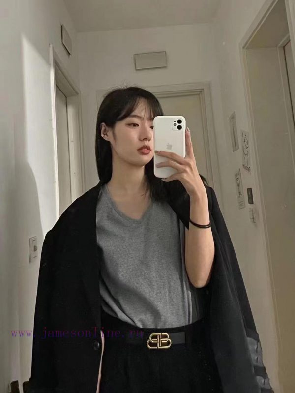 [Balenciaga] 3.8cm BB belt, available in multiple sizes to meet the needs of girls with diff ij9nniwr - Image 9