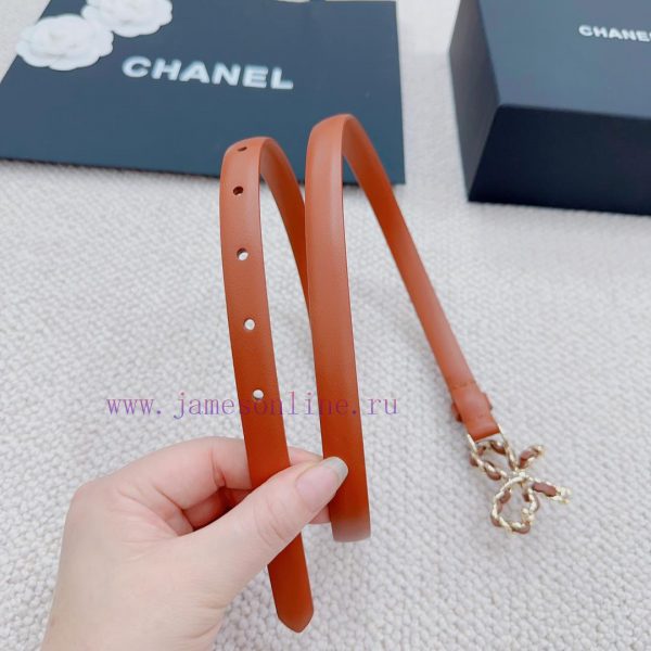 1.5cm.  Chanel official website new top layer cowhide, length 75.80.85.90.95.100. European 3dlrfm98 - Image 7