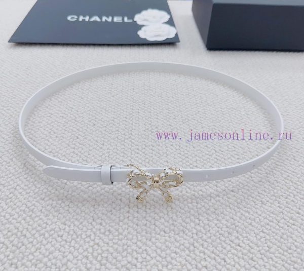 1.5cm.  Chanel official website new top layer cowhide, length 75.80.85.90.95.100. European ch5puljt - Image 3