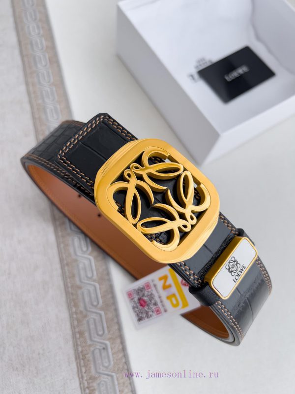Luo Yiwei Loewe Belt ️ BeltBuckle, made of pure steel material, photographed in real lifeMat 4l3wcd8c - Image 3