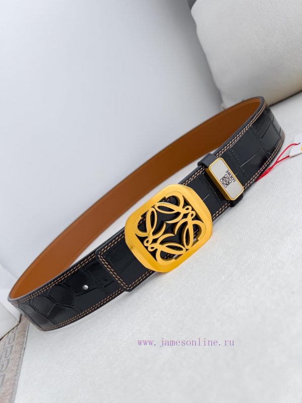 Luo Yiwei Loewe Belt ️ BeltBuckle, made of pure steel material, photographed in real lifeMat 4l3wcd8c - Image 4