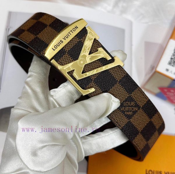 Belt LV Louis Vuitton Top Remakes-The waistband is made of 100% imported top layer cowhide, yu4rll4h - Image 3