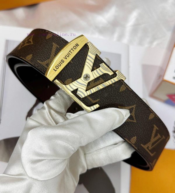 Belt LV Louis Vuitton Top Remakes-The waistband is made of 100% imported top layer cowhide, yu4rll4h - Image 5