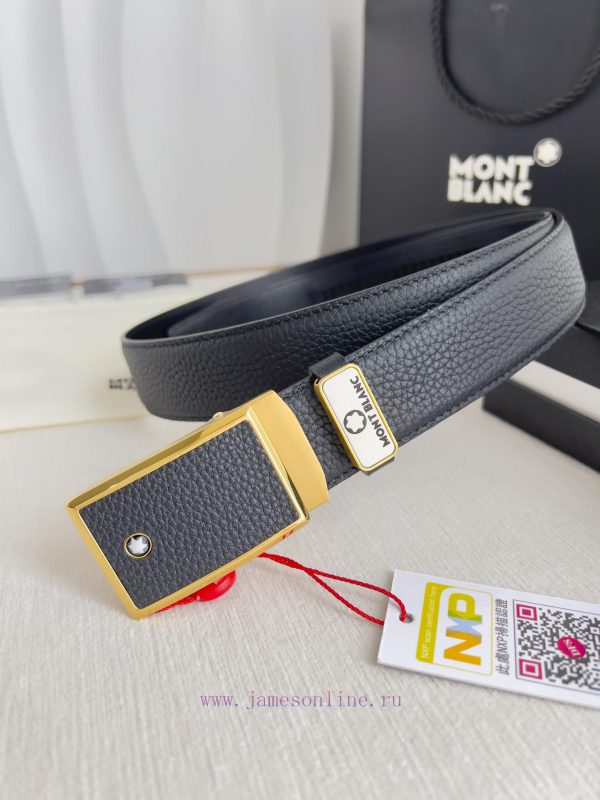 Montblanc Montblanc Belt Automatic BeltAutomatic belt, original new pure steel material auto a9a3g2jb