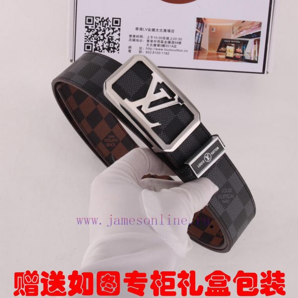 Belt LV Louis Vuitton ️The waist belt is made of 100% cowhide, ensuring that the genuine lea ikkxhnpc - Image 4
