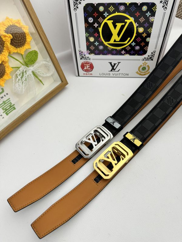 LV... Louis Vuitton automatic beltMaterial: Leather Belt with 100% Head Layer. The leather b rlfla9k0 - Image 10