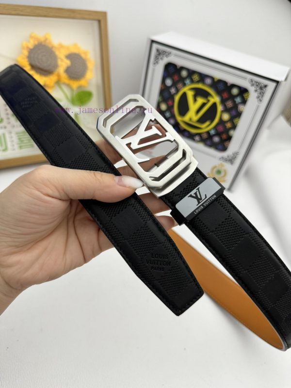 LV... Louis Vuitton automatic beltMaterial: Leather Belt with 100% Head Layer. The leather b tztffrlj - Image 4