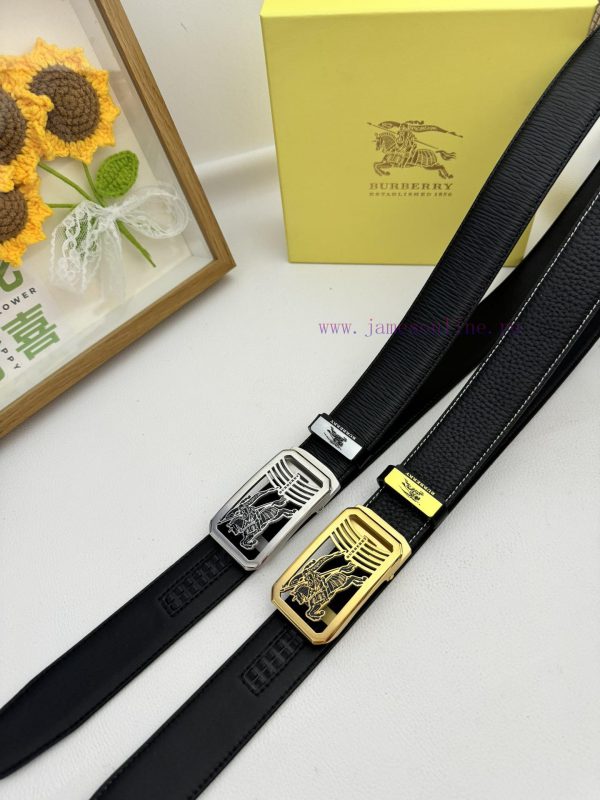 Burberry automatic beltMaterial: Leather Belt with 100% Head Layer. The leather belt is guar ape3poyl - Image 10