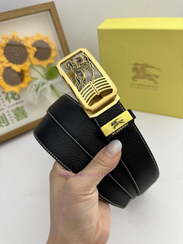 Burberry automatic beltMaterial: Leather Belt with 100% Head Layer. The leather belt is guar qcllynxl - Image 3