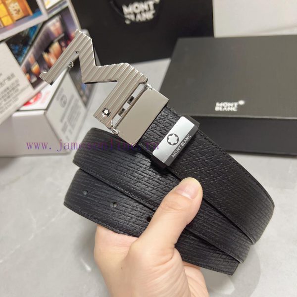MontblancMaterial: Leather Belt with 100% Head Layer. The leather belt is guaranteed to be g le3wrsua