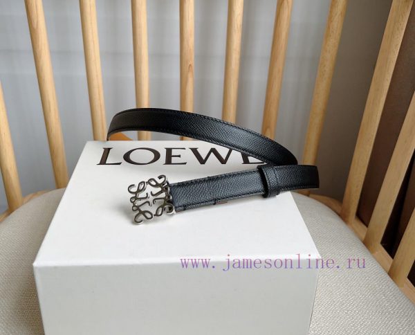 LOEWE's latest same style waist belt [Celebration] [Celebration] Plain cowhide leather belt 7ka27kwq