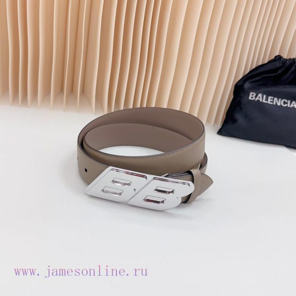 New 3.5cm Balenciaga official website, double-sided top layer cowhide material, length. 758. mr5gujm2 - Image 3