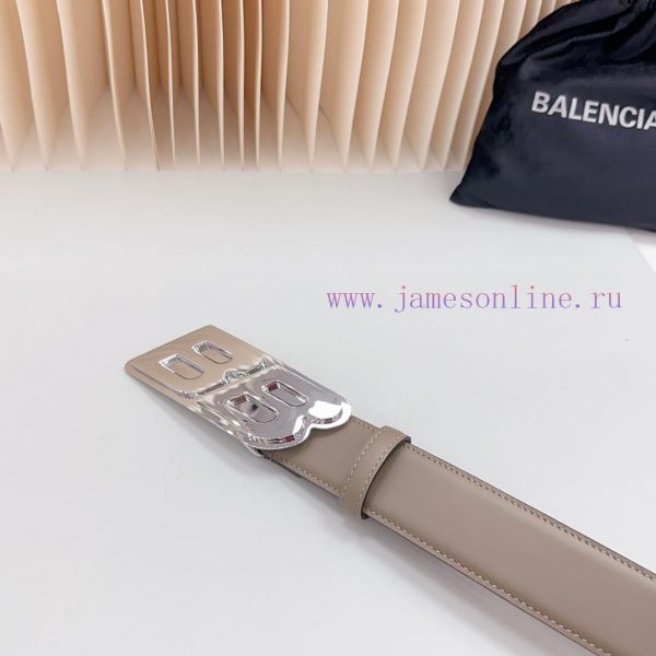 New 3.5cm Balenciaga official website, double-sided top layer cowhide material, length. 758. mr5gujm2 - Image 7
