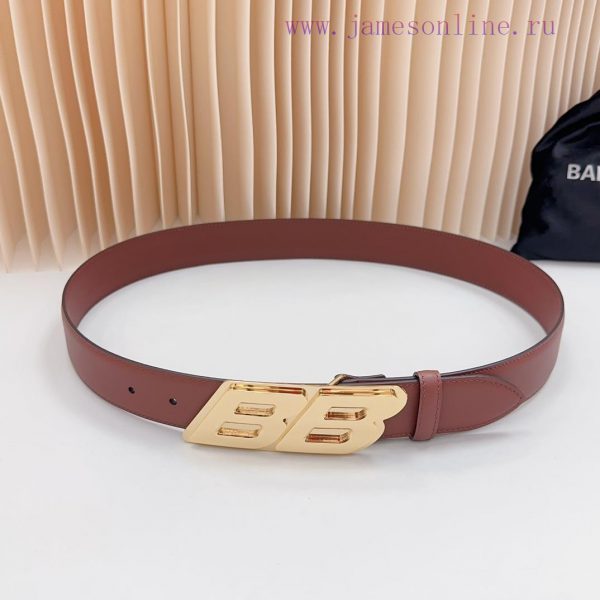 New 3.5cm Balenciaga official website, double-sided top layer cowhide material, length. 758. t929on6v