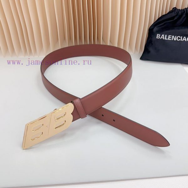 New 3.5cm Balenciaga official website, double-sided top layer cowhide material, length. 758. t929on6v - Image 4