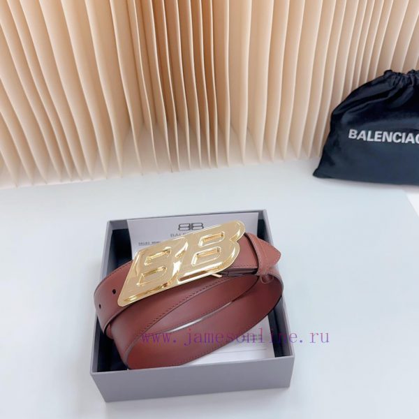 New 3.5cm Balenciaga official website, double-sided top layer cowhide material, length. 758. t929on6v - Image 6