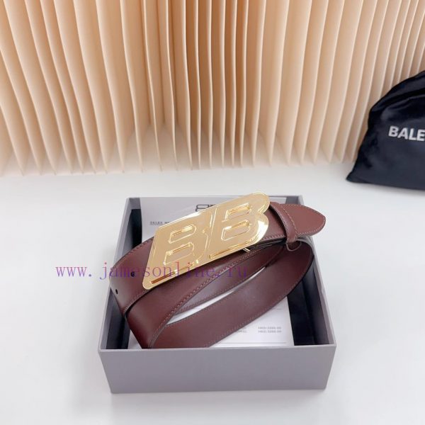 New 3.5cm Balenciaga official website, double-sided top layer cowhide material, length. 758. v5gjai42 - Image 5