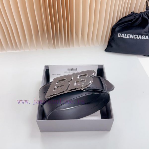New 3.5cm Balenciaga official website, double-sided top layer cowhide material, length. 758. nbn6l80c - Image 5