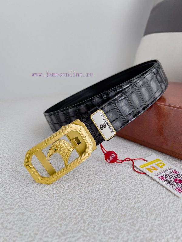 Stephen Ni Zhi Stefano Ricci Belt ️ Automatic BeltAutomatic buckle, made of pure steel mater gtyh0hfe