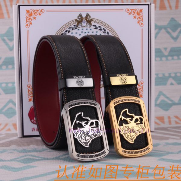 Belt belt Versace cowhide beltMen's belt material: 100% head layer cowhide belt, guaranteed htx6lcmz