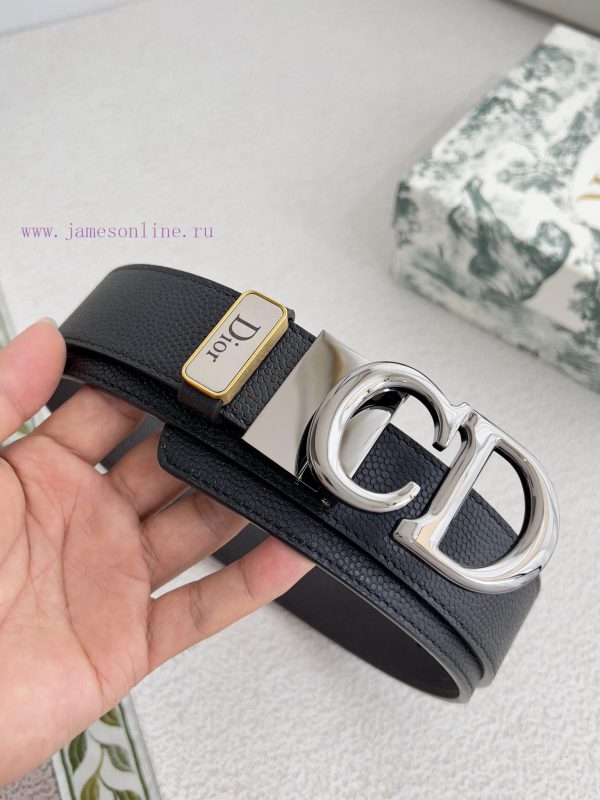 Dior Dior. Belt and beltBuckle, original classic buckle, photographed in real life, top laye 52yx52rp - Image 3