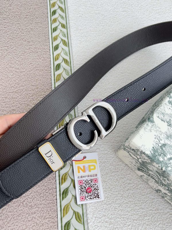 Dior Dior. Belt and beltBuckle, original classic buckle, photographed in real life, top laye 52yx52rp - Image 5