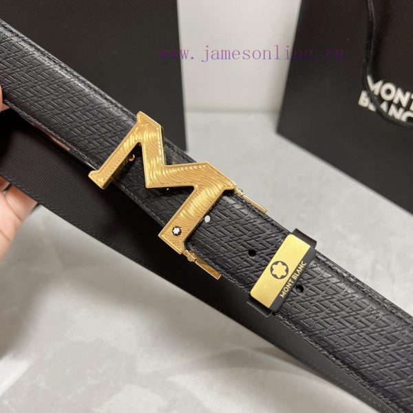 MontblancMaterial: Leather Belt with 100% Head Layer. The leather belt is guaranteed to be g wmm07fby - Image 5