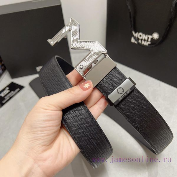 MontblancMaterial: Leather Belt with 100% Head Layer. The leather belt is guaranteed to be g tixbxixb - Image 10