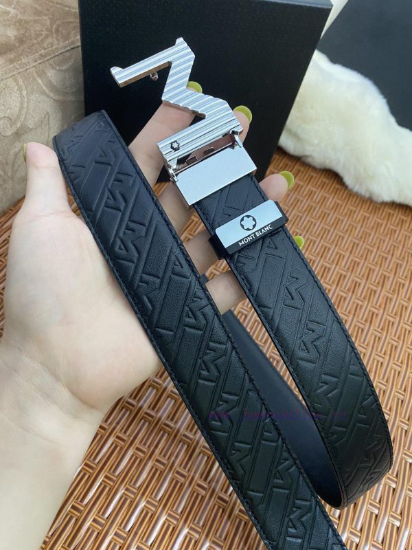 MontblancMaterial: Leather Belt with 100% Head Layer. The leather belt is guaranteed to be g av6zpvpc - Image 4