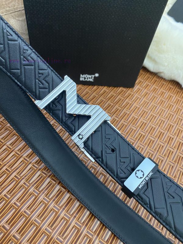 MontblancMaterial: Leather Belt with 100% Head Layer. The leather belt is guaranteed to be g av6zpvpc - Image 6