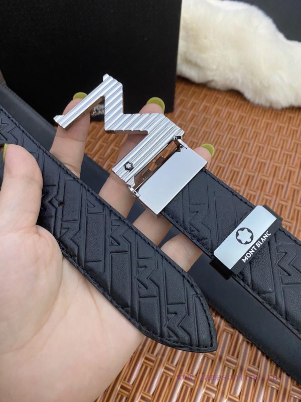 MontblancMaterial: Leather Belt with 100% Head Layer. The leather belt is guaranteed to be g av6zpvpc - Image 8