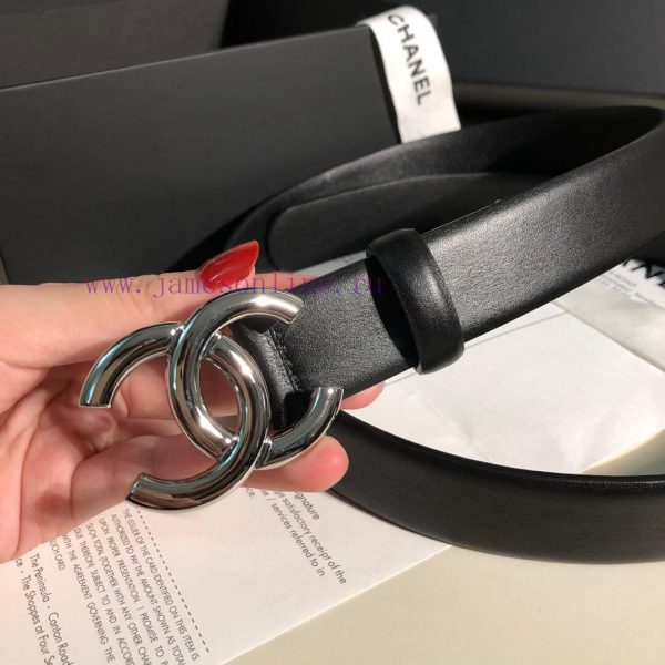 Chanel Women's Belt Product Width 3.0CM Double sided original cowhide leather, soft and deli tamtow8p
