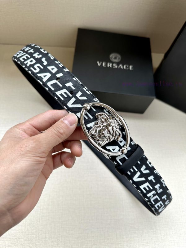Width 3.8cm V E R S A C E Versace This soft top leather strap from Versace is paired with an 2qtcw0m4