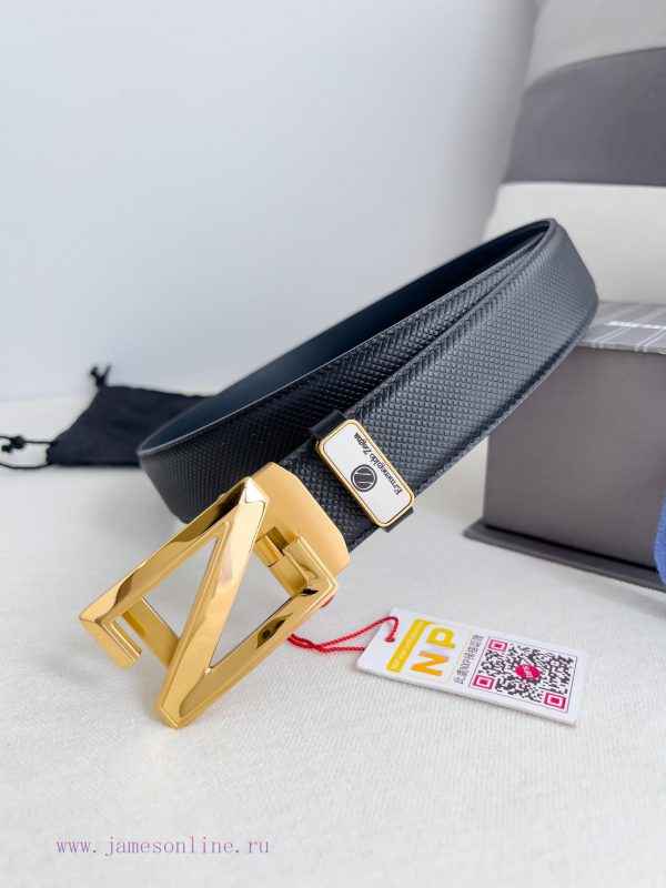 Jenny Ermenegido Zelma. Belt Automatic BeltPure steel material automatic buckle, top layer c 8fmmwc8a - Image 3