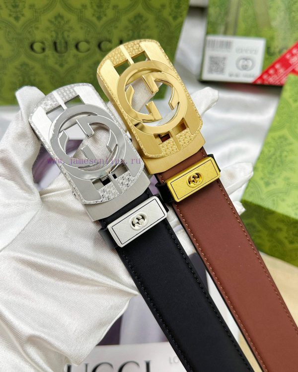 Belt Gucci Gucci automatic buckle-Belt replica Gucci The automatic belt series is made of 10 4cd0mfys