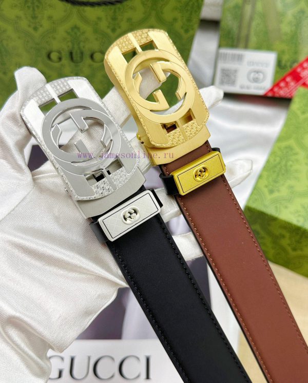 Belt Gucci Gucci automatic buckle-Belt replica Gucci The automatic belt series is made of 10 3f7rosos