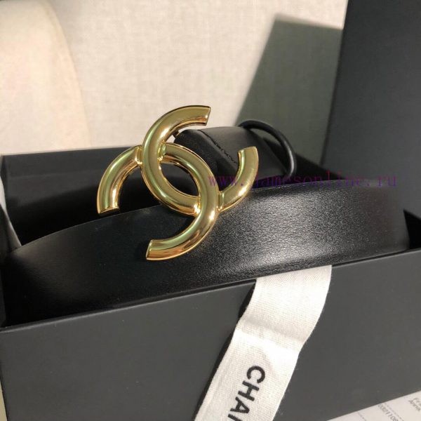 Chanel Women's Belt Product Width 3.0CM Double sided original cowhide leather, soft and deli 4a3ts88s - Image 7