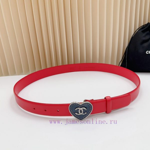3.0cm Chanel new belt, double-sided top layer cowhide material, length. 758.80.85.90.95.100 yuhczf5v