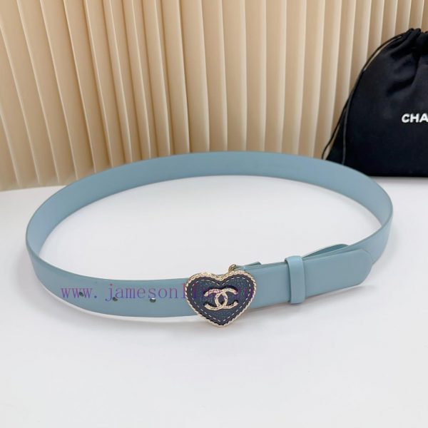 3.0cm Chanel new belt, double-sided top layer cowhide material, length. 758.80.85.90.95.100 2m0zo92e