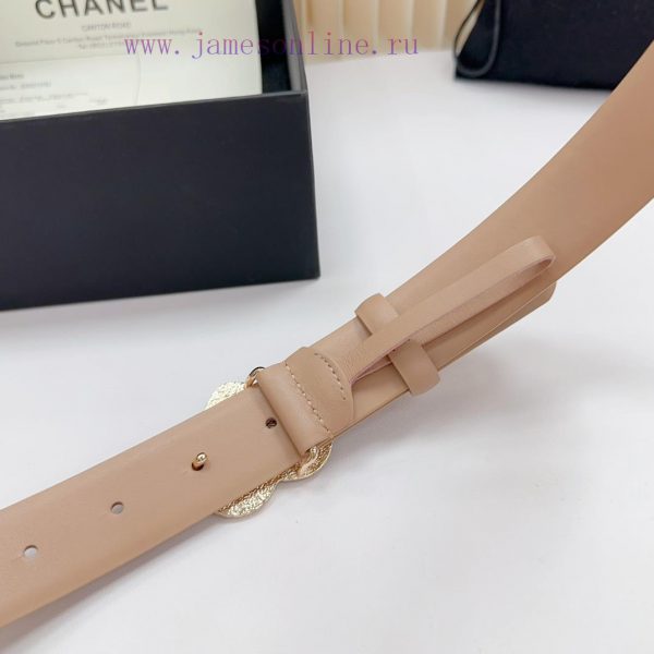 3.0cm Chanel new belt, double-sided top layer cowhide material, length. 758.80.85.90.95.100 uecxq1vo - Image 8