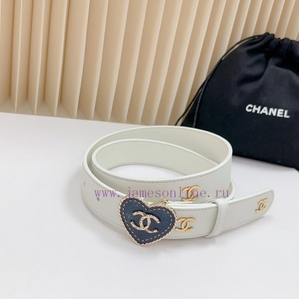 3.0cm Chanel new belt, double-sided top layer cowhide material, length. 758.80.85.90.95.100 566dzbaz - Image 3
