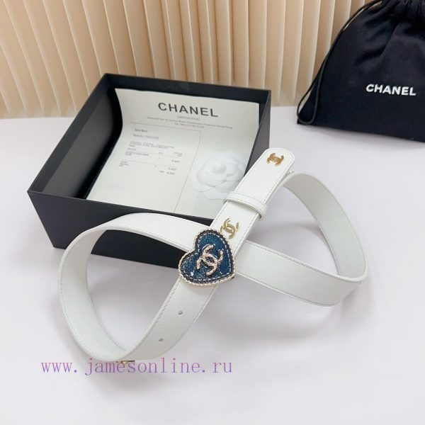 3.0cm Chanel new belt, double-sided top layer cowhide material, length. 758.80.85.90.95.100 566dzbaz - Image 6