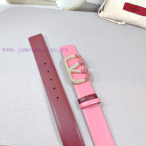 4.0cm Valentino new belt, double-sided top layer cowhide material, length 75.80.85.90.95.100 67ypx2xo - Image 9