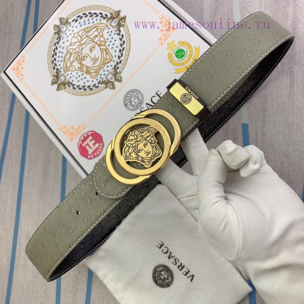 Versace. VersaceMaterial: Leather Belt with 100% Head Layer. The leather belt is guaranteed vbxbeem8 - Image 3
