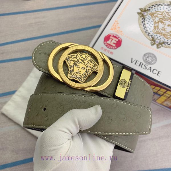 Versace. VersaceMaterial: Leather Belt with 100% Head Layer. The leather belt is guaranteed vbxbeem8 - Image 4